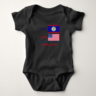 Boy Girl Belize Belizean American Baby Bodysuit