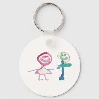 Boy & Girl Keychain