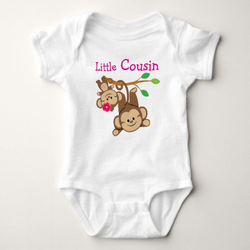 Boy Girl Monkeys Little Cousin Baby Bodysuit