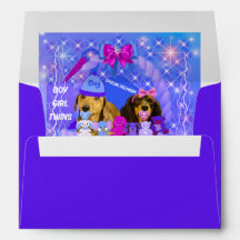 Boy Girl Special Delivery Twins Envelopes