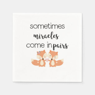 Boy Girl Twins Napkins