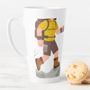 Boy Going to School Specialty Mug