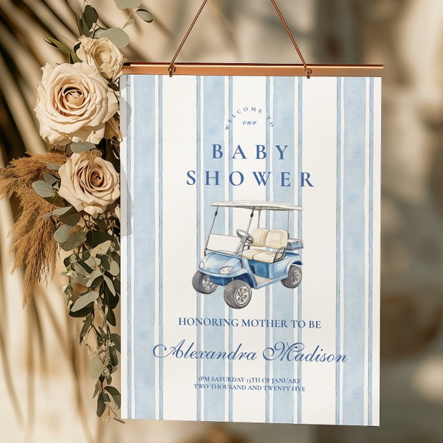 Boy Golf Baby Shower  Foam Board (Creator Uploaded)