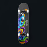 Boy graffiti Skateboard with name<br><div class="desc">Boy graffiti Skateboard with name</div>