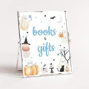 Boy Halloween Little Boo Books and Gifts Poster