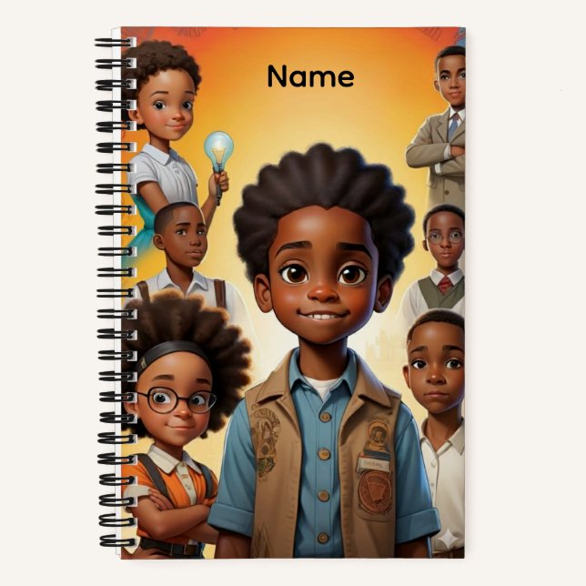 Boy History Notebook (Front)