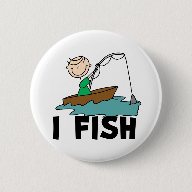 Boy I Fish Button (Front)