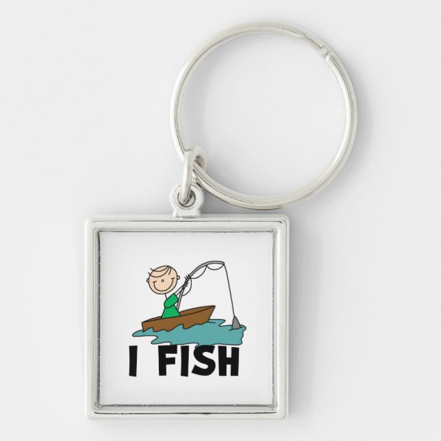 Boy I Fish Keychain (Front)