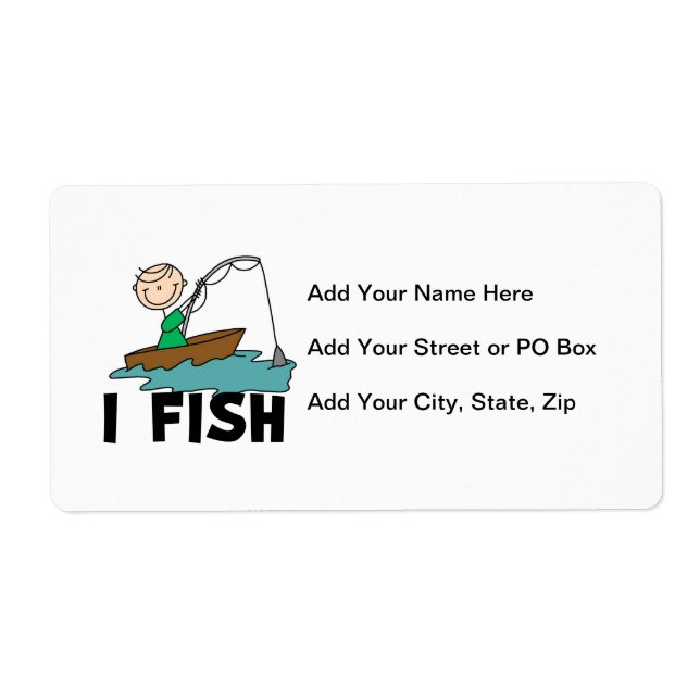 Boy I Fish Label (Front)