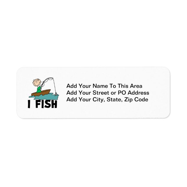 Boy I Fish Label (Front)