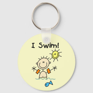 Boy I Swim T-shirts and Gifts Keychain