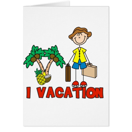 Boy I Vacation Card (Front)