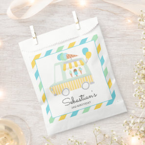 Boy Ice Cream Truck Birthday Party Decorations Favor Bag