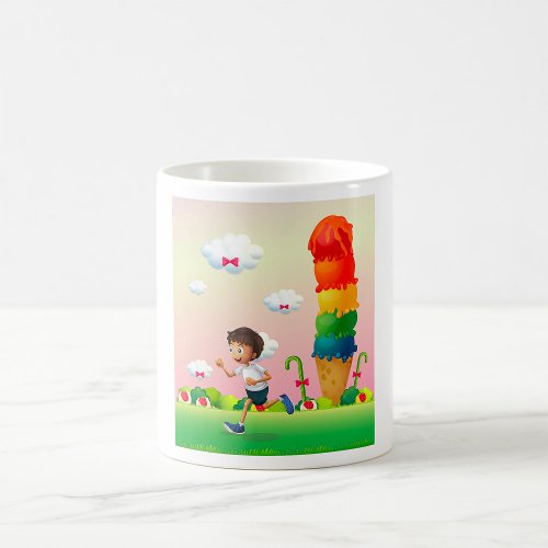 Boy In Candy Land Coffee Mug
