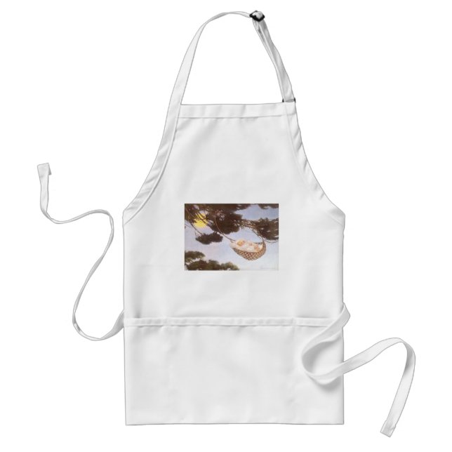 Boy in Hassoc Tree by Jessie Willcox Smith Adult Apron (Front)