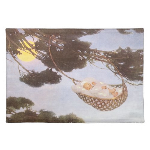 Boy in Hassoc Tree by Jessie Willcox Smith Cloth Placemat
