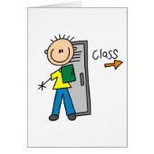 Boy In School Card (Front)