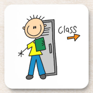 Boy in School Coaster