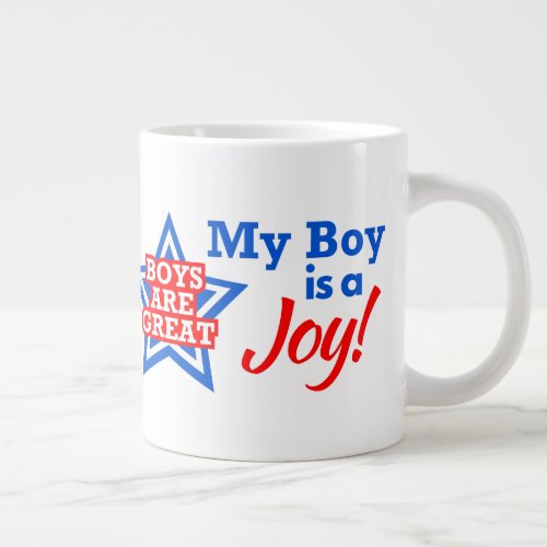 Boy is a Joy Giant Coffee Mug