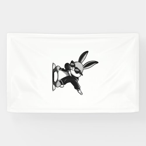 Boy Kid Easter Day Dabbing Bunny Rabbit Hip Hop Ea Banner