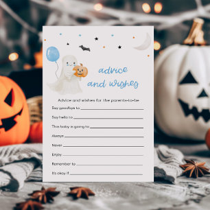 Boy Little Boo Halloween Advice and Wishes Game