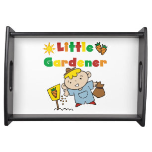 Boy Little Gardener Serving Tray