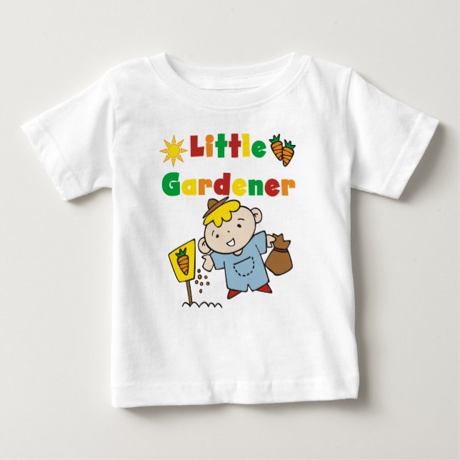 Boy Little Gardener Tshirts and Gifts (Front)