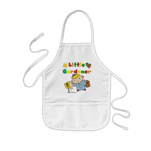 Boy Little Gardener Tshirts and Gifts Kids Apron