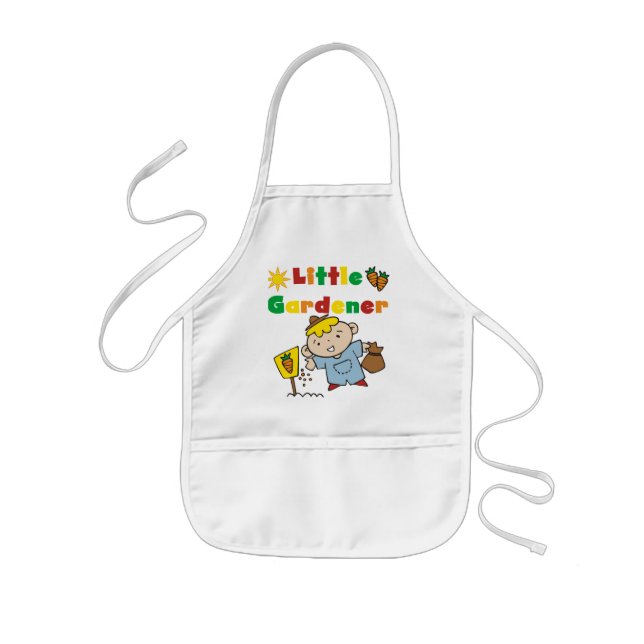 Boy Little Gardener Tshirts and Gifts Kids' Apron (Front)
