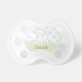 Boy Little Lamb | Personalized Pacifier (Front)