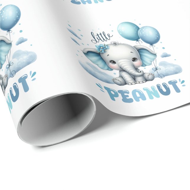 Boy Little Peanut  Wrapping Paper (Roll Corner)