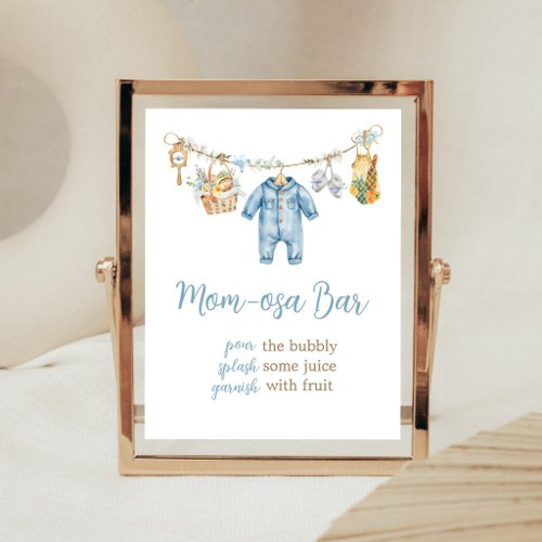 Boy Locally Grown Mom Osa Bar Sign