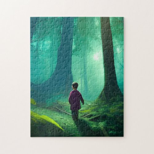 Boy Lost in the Forest Puzzle