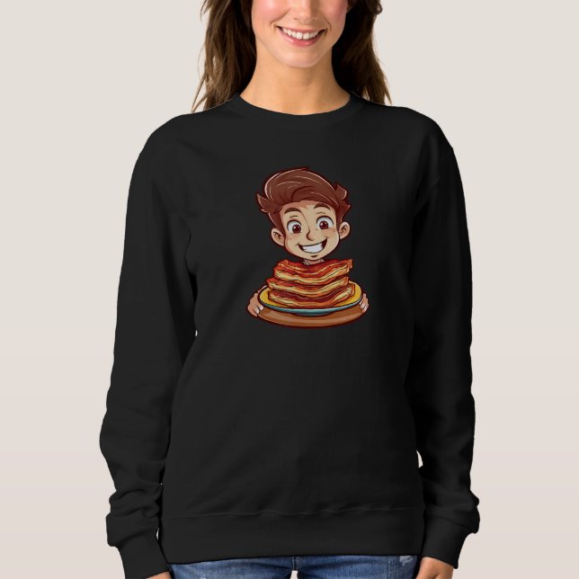 Boy Loving Meat Bacon Sweatshirt (Front)