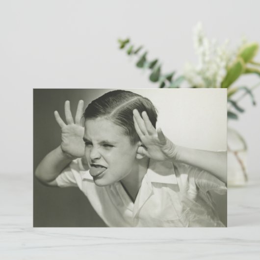 Boy Making Face (Standing Front)