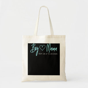 Boy Mama from son up to son down - Mother Mom Tote Bag