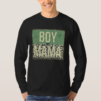 Boy Mama Leopard Mother's Day T-Shirt