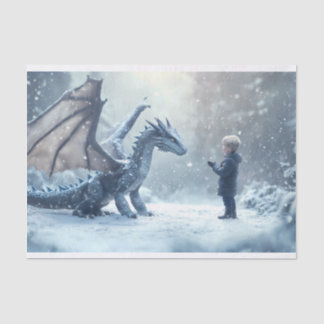 Boy meets Dragon Tissue Paper