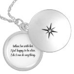 Boy Meets World Love Quote Locket Necklace at Zazzle