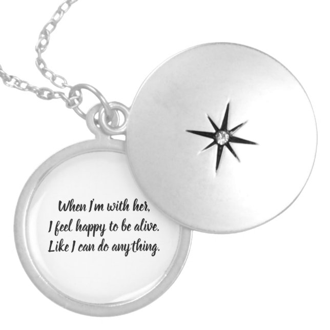 Boy Meets World Love Quote Locket Necklace (Front)