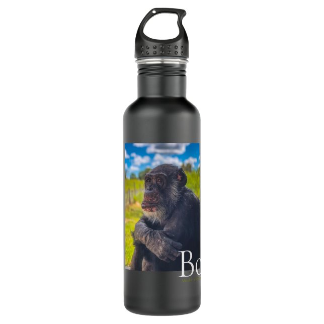 Boy, Member of Bobby's Family Stainless Steel Water Bottle (Front)