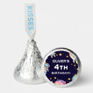 Boy Modern Space Rocket Ship Birthday Party Hershey®'s Kisses®