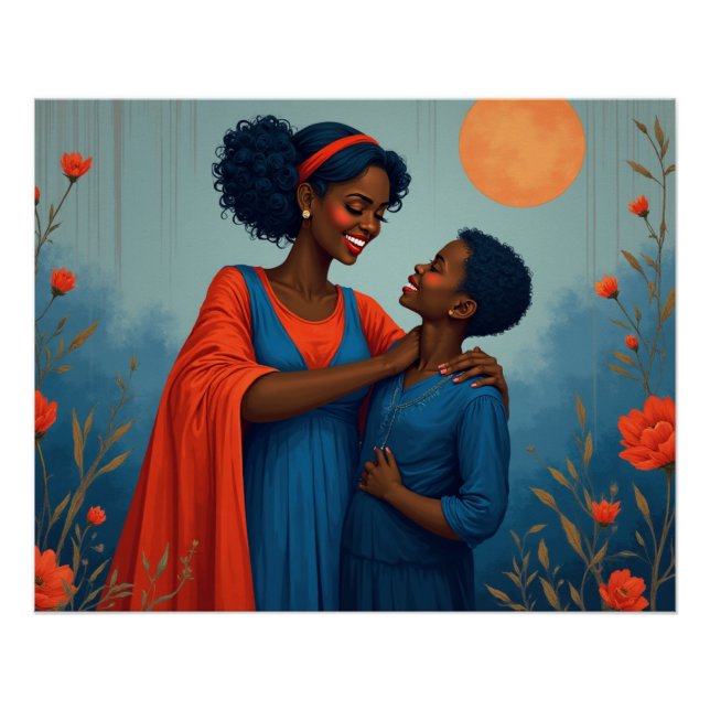 Boy, Mom, and Happiness Poster (Front)