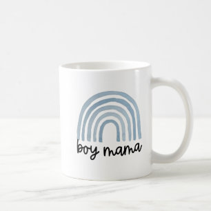 Boy Mom Rainbow Coffee Mug, Boy Mom Mug, Boy Mama Coffee Mug