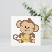 Boy Monkey With Banana (Standing Front)
