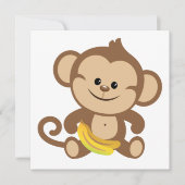Boy Monkey With Banana (Front)