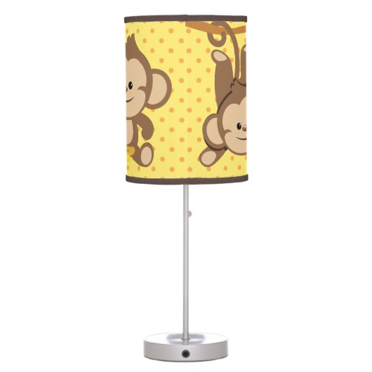 Boy Monkeys Table Lamp (Back)