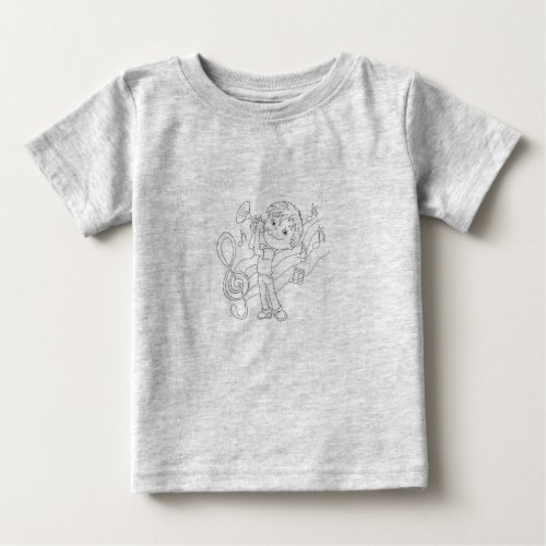 boy music playing baby T_Shirt