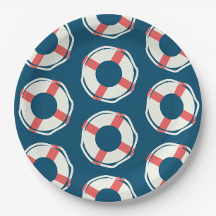 Boy Nautical Ocean Pool Birthday Baby Shower Party Paper Plates