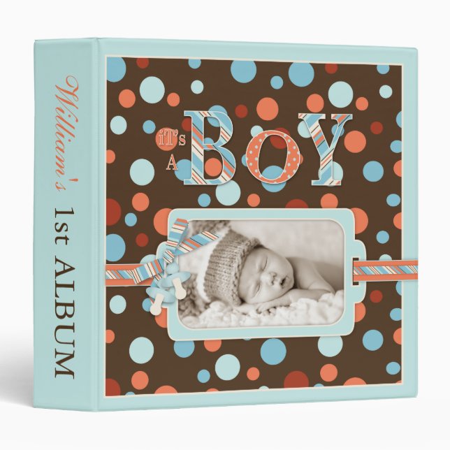 Boy OBB 15 Album 3 Ring Binder (Front/Spine)